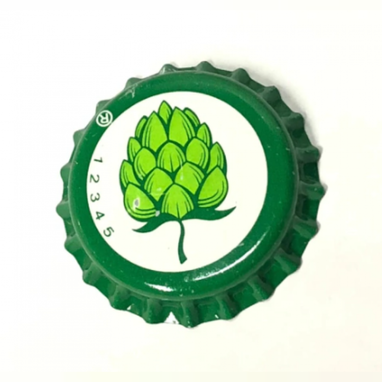 Tampinha Pry-Off Flor de Lúpulo - Pacote com 100 unidades