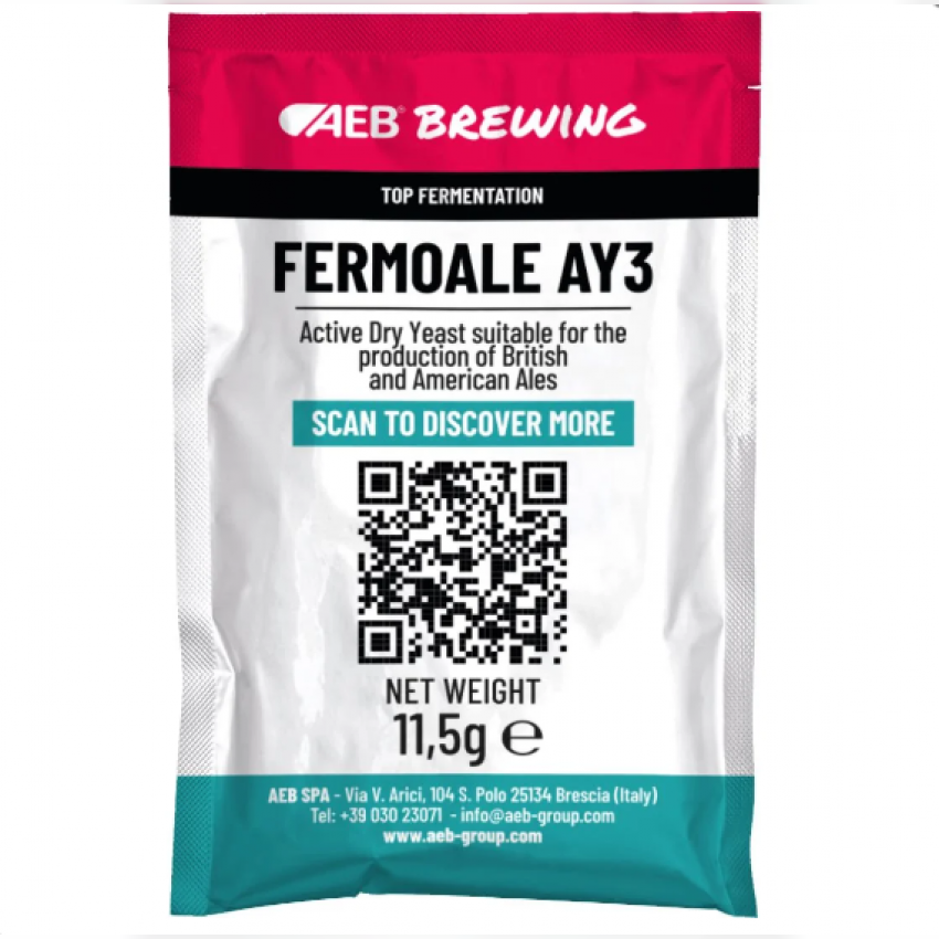 Levedura FermoAle AY3 - Sachê 11,5g (AEB)