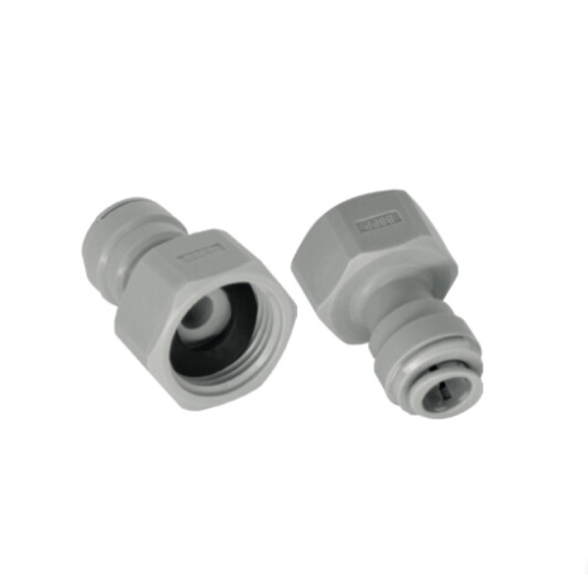 Conexão Rápida DMfit Plástico Tubo x Rosca Fêmea – 3/8 x 3/4
