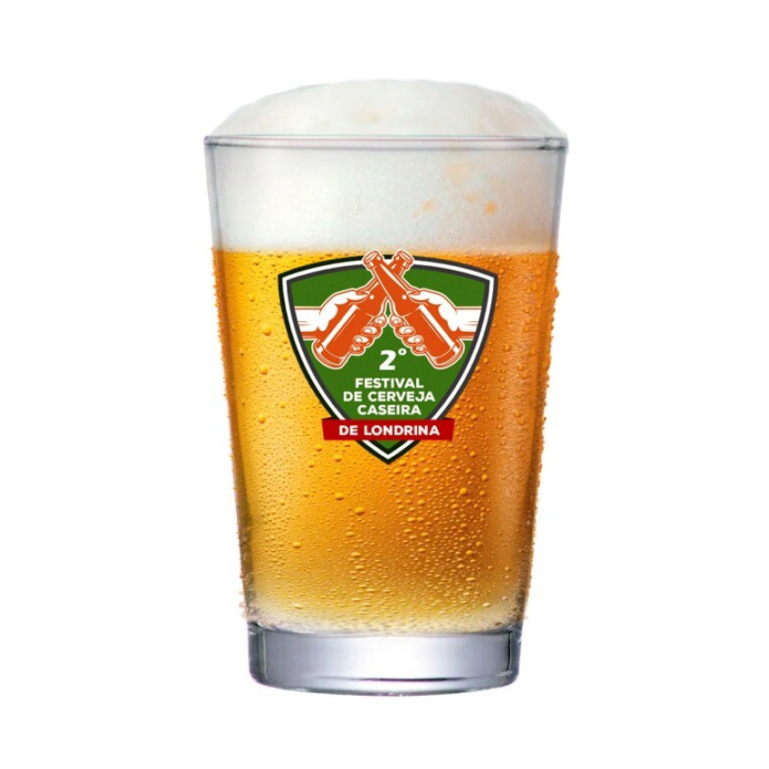 Copo Oficial - 2° Festival de Cerveja Caseira de Londrina
